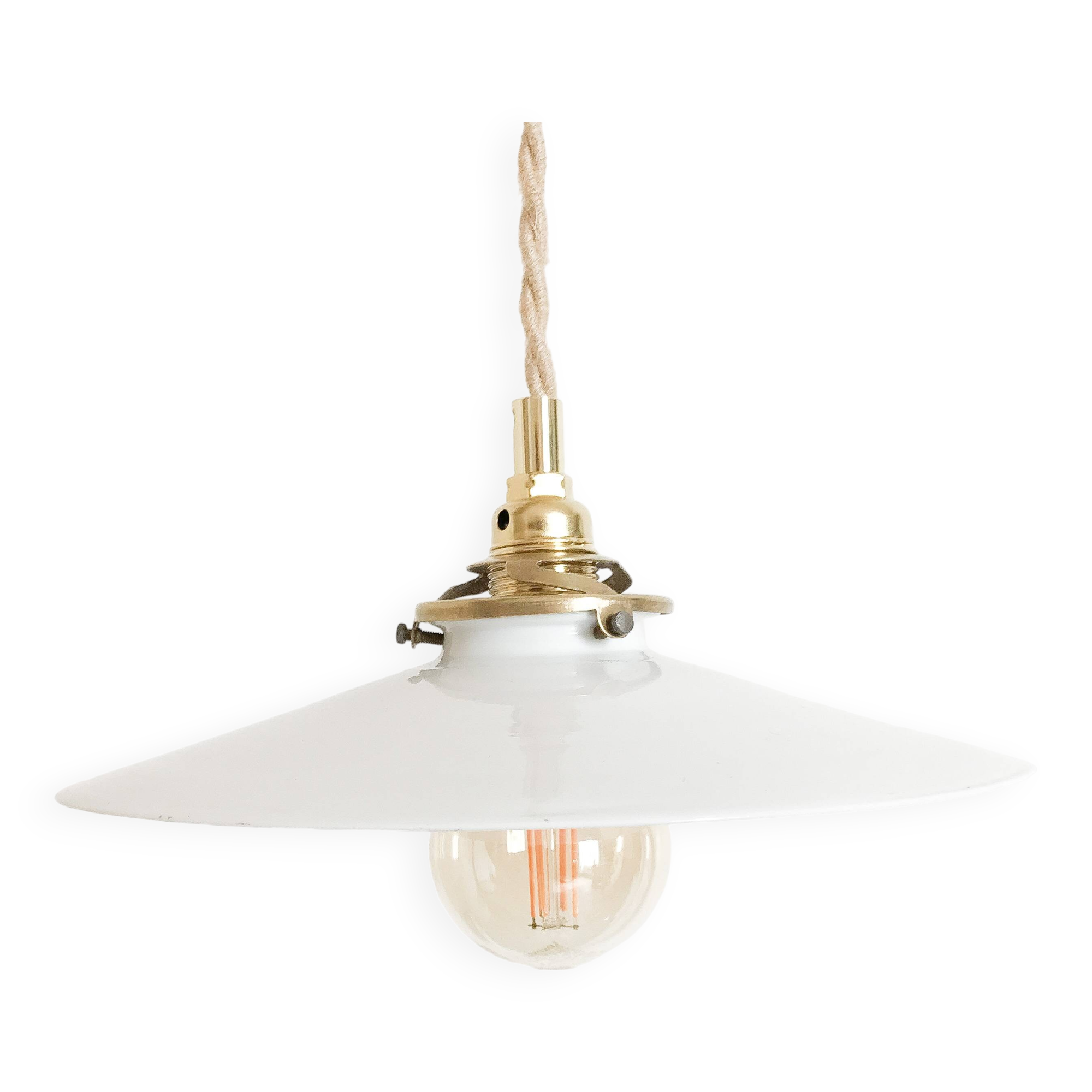 Set of 3 opaline suspensions