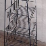 Display metal store shelves