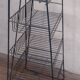 Display metal store shelves