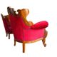 Set de 2 fauteuils baroques vintage / fauteuils / sièges