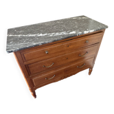 Marble-top chest of drawers