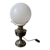 Art Nouveau electric oil lamp made in England, model Alladin 23