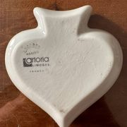 Bridge Table Ashtray - Ace of Spades - Vintage Porcelain Artoria Limoges