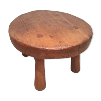 Brutalist oak coffee table, 1930s