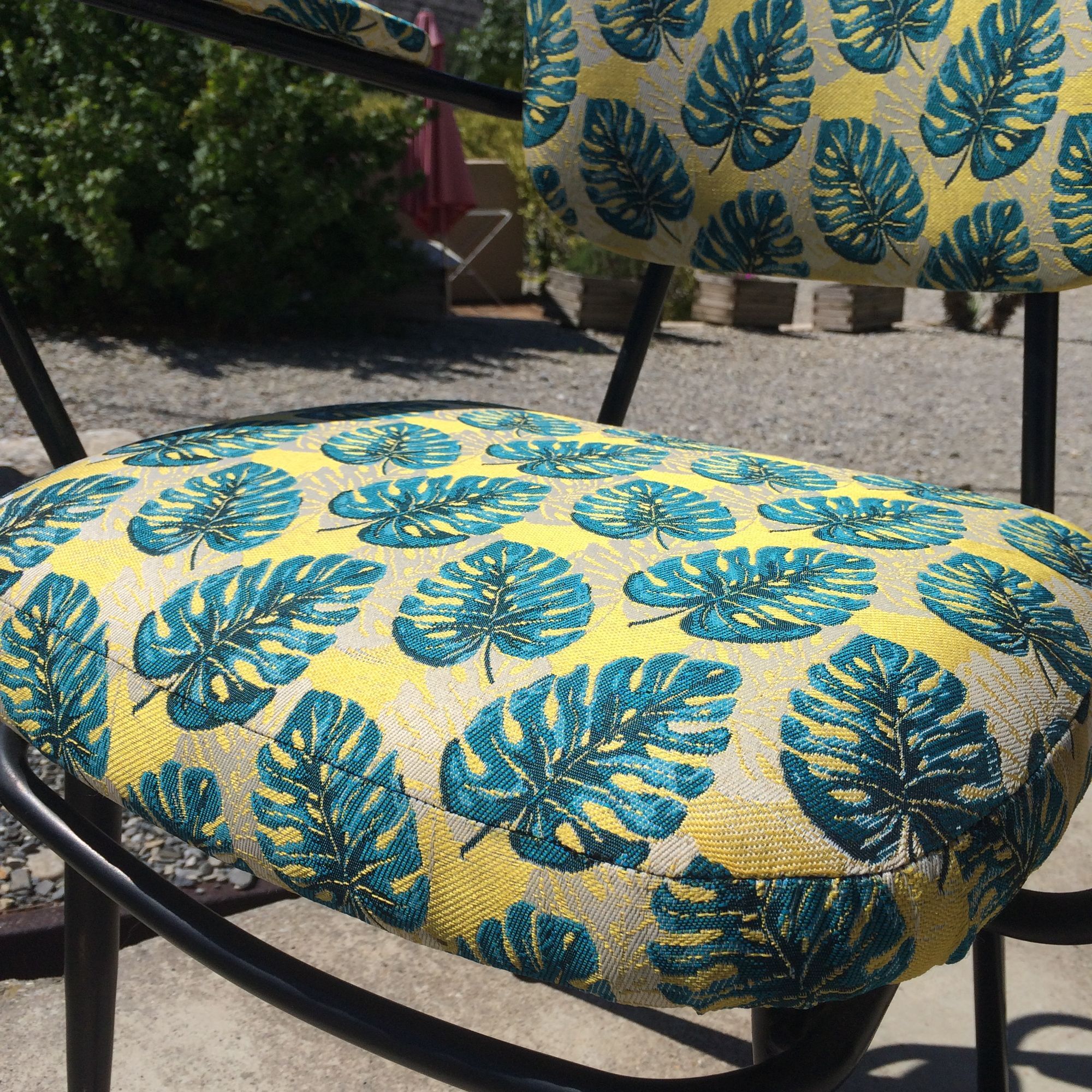 Old restored administration chair - 50s