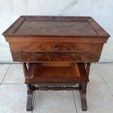 Travailleuse Louis Philippe en acajou