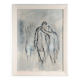 Painting, oil on canvas, nude study.