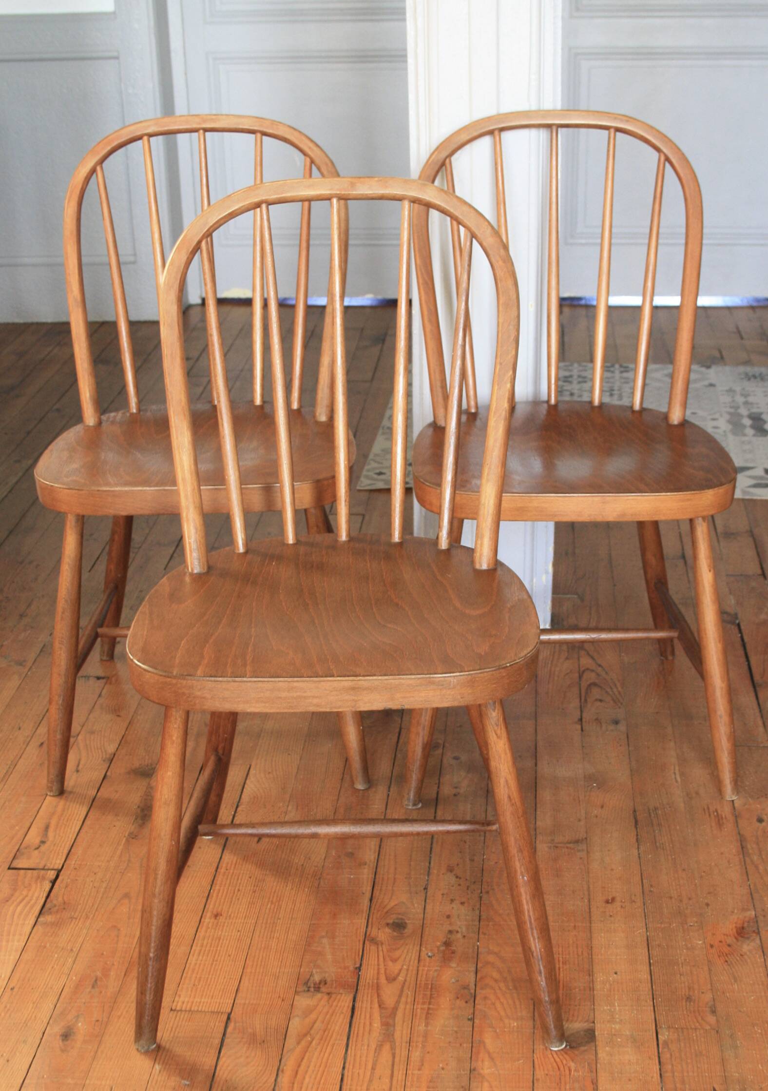 Thonet chairs by Josef Frank stamped