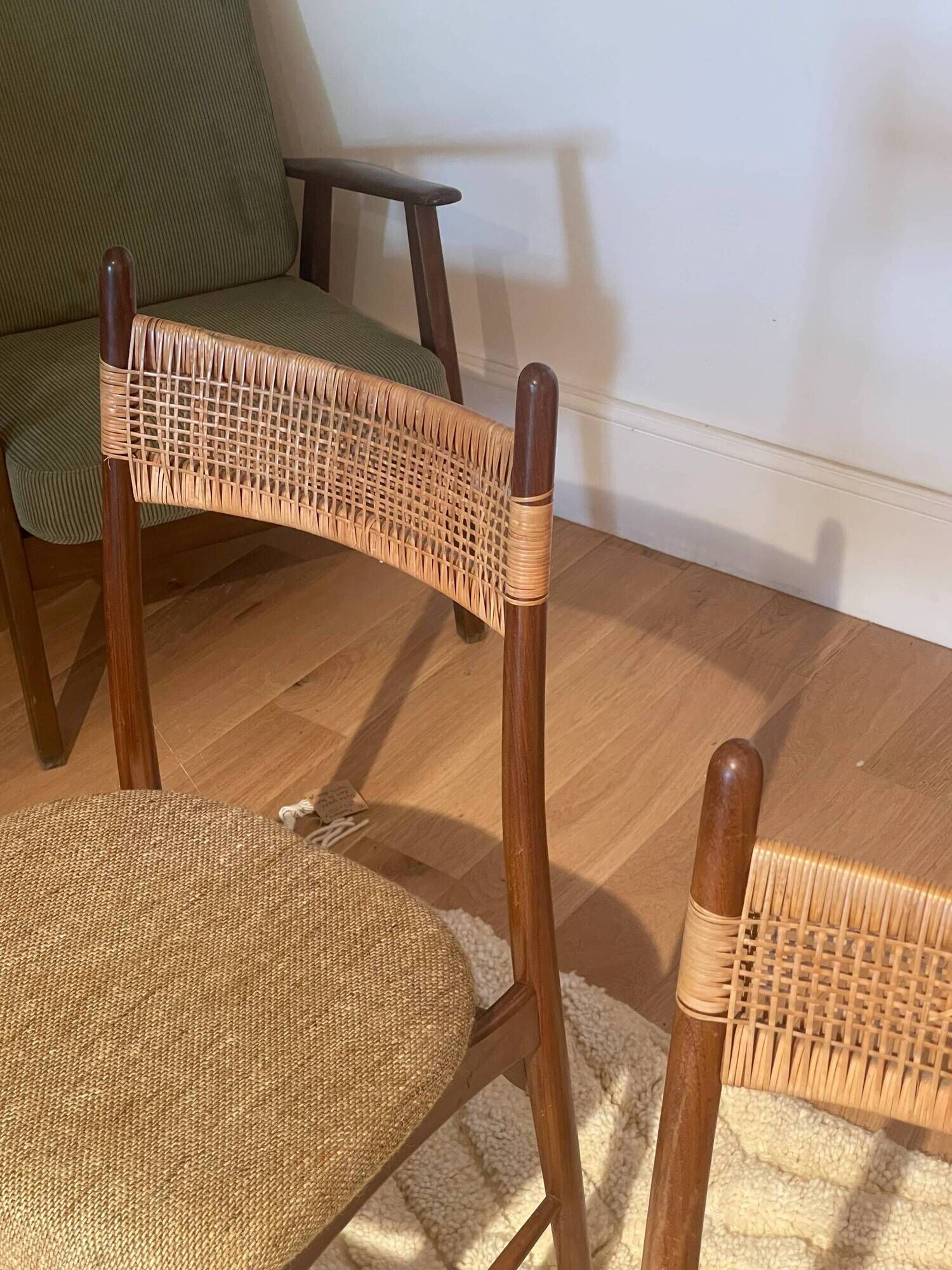 Vintage Scandinavian chair "Hanne" in teak (4 available)