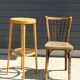 4 Baumann stools, light beech, 790mm