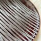 5 bread plates 16 cm vintage chrome yellow
