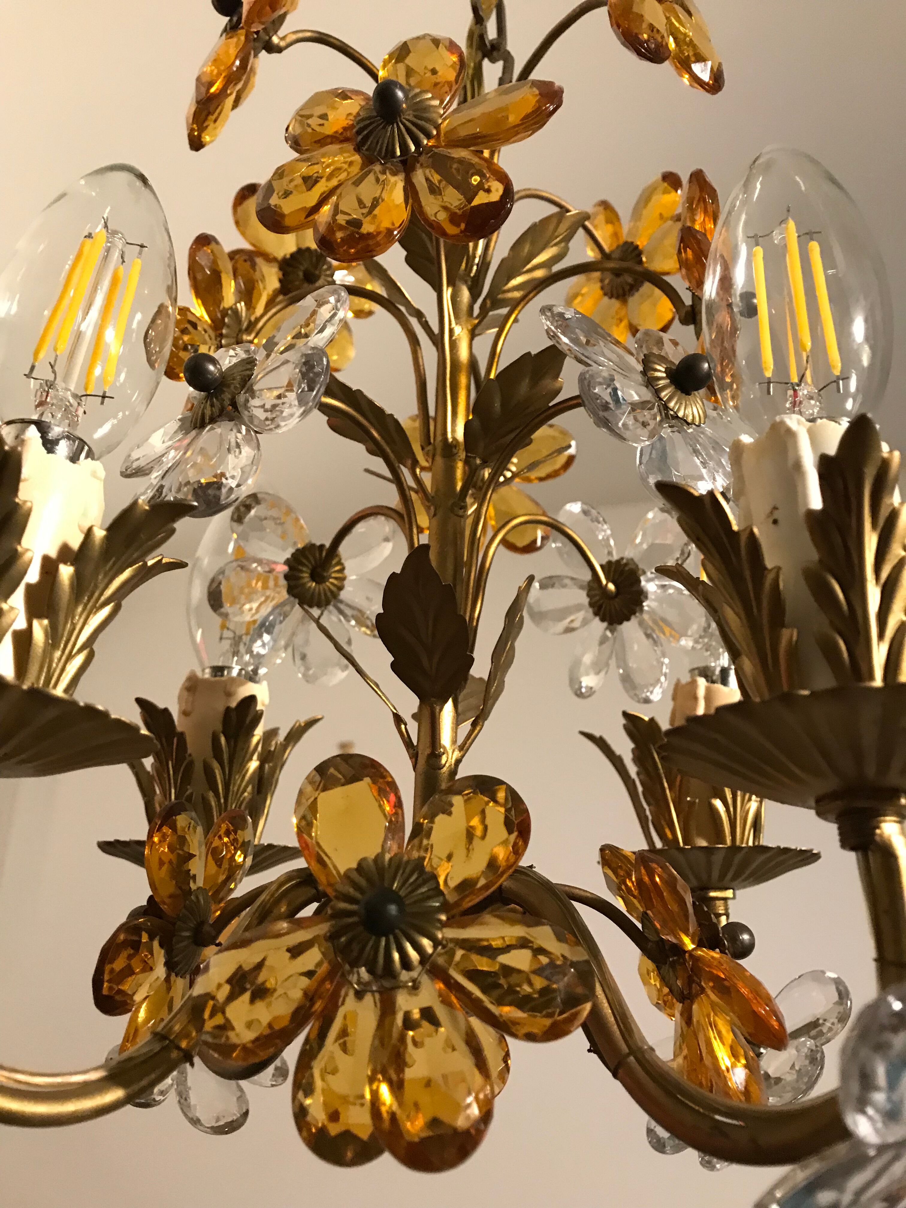 Murano crystal chandelier