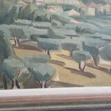 École moderne du xxe siècle - huile sur toile - 54,5 x 65,5 cm