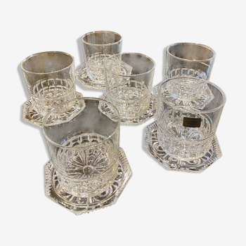 Set of 6 vintage Luminarc glasses