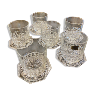 Set of 6 vintage Luminarc glasses
