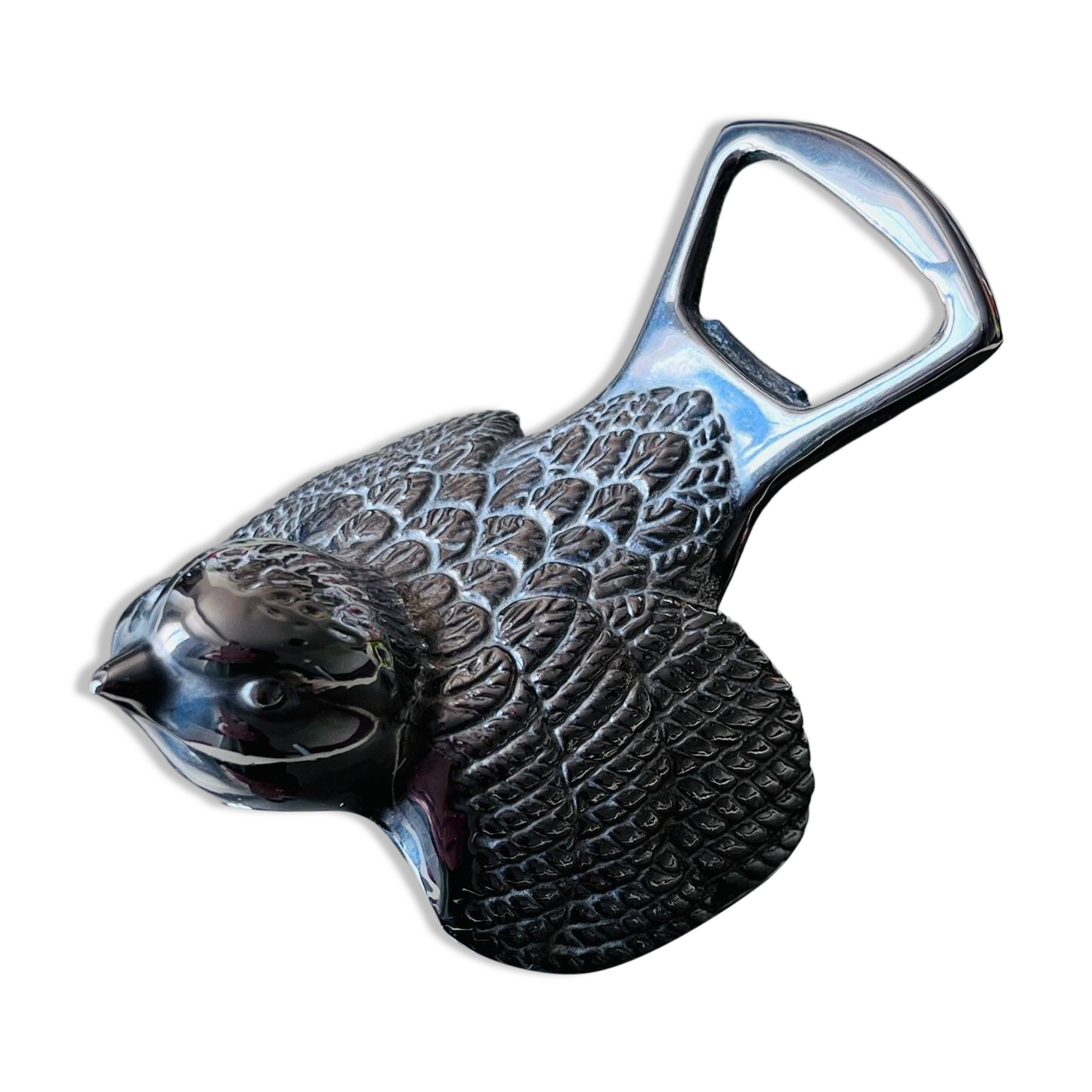 Bird bottle opener