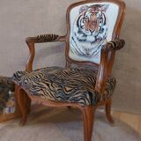 Armchair Louis XV tiger