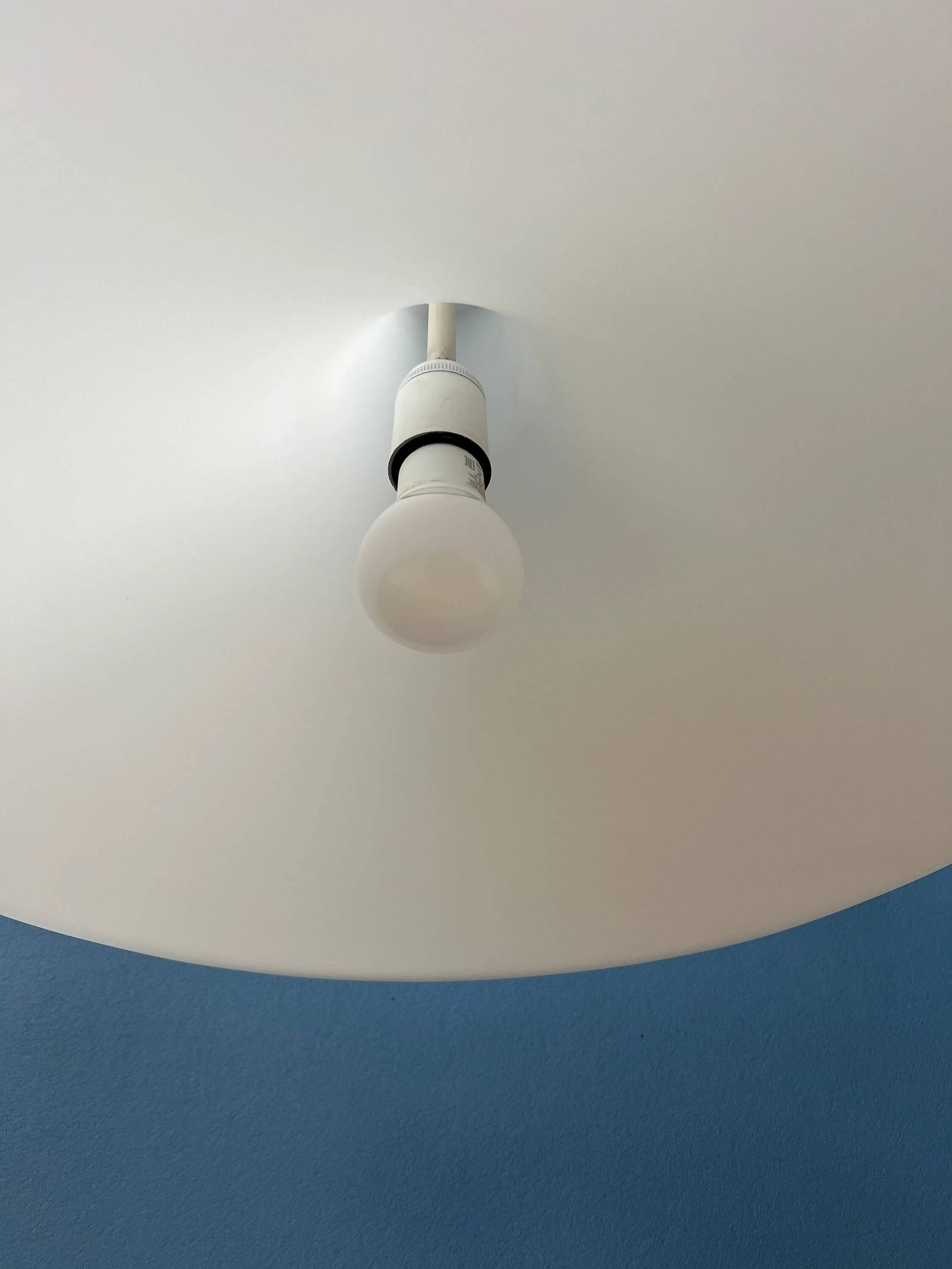 White Space Age Suspension "Witch Hat" Mid-Century