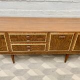 Vintage sideboard with drinks cabinet with drawers