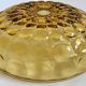 Plat en cristal ambré circa 1960