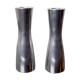Pair of candlesticks gota erika pekkari, scandinavian, 1990