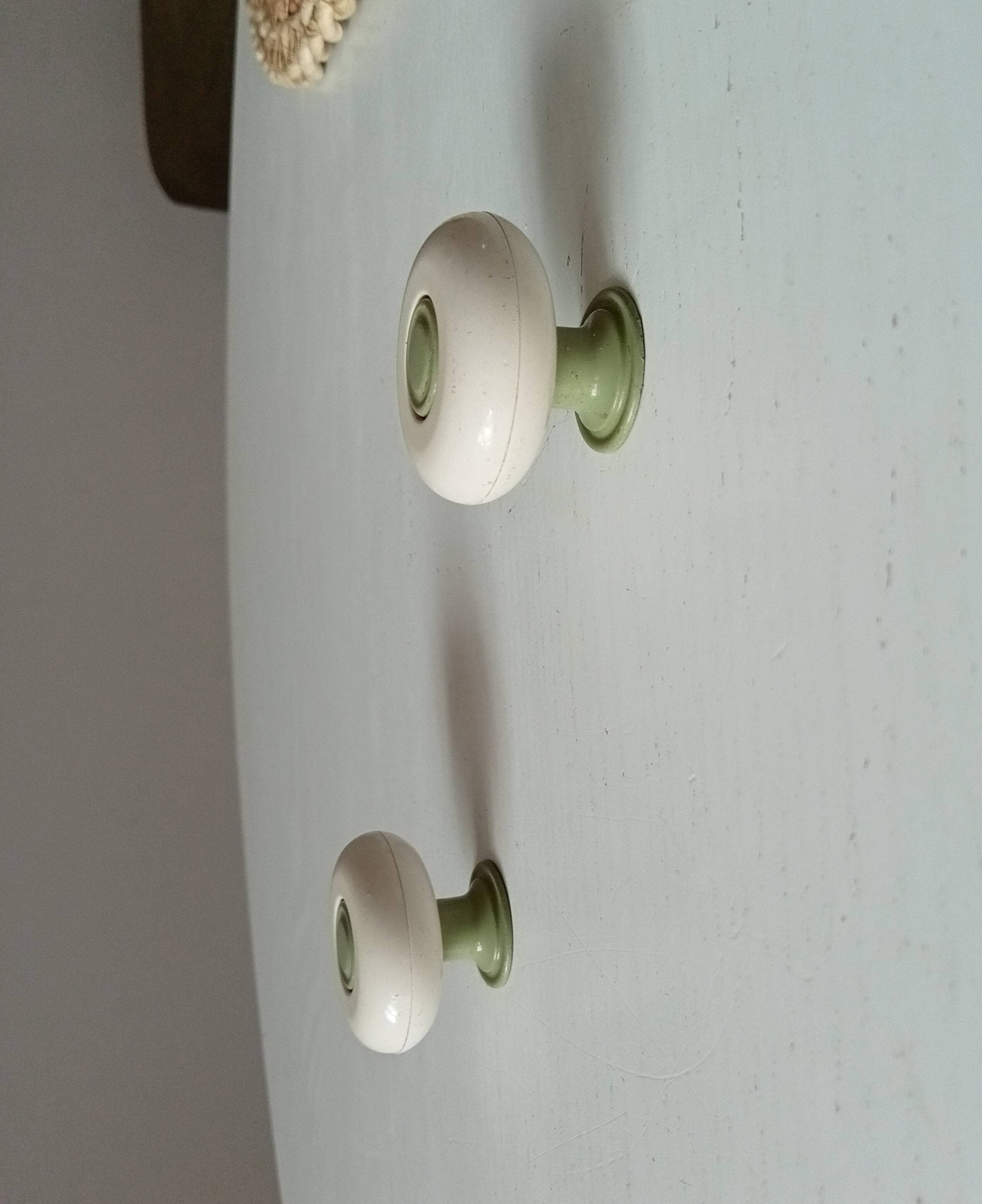 Pair of vintage furniture handles from the 70s/80s