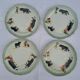 4 dessert plates bullfighting Choisy Le Roy Terre De Fer