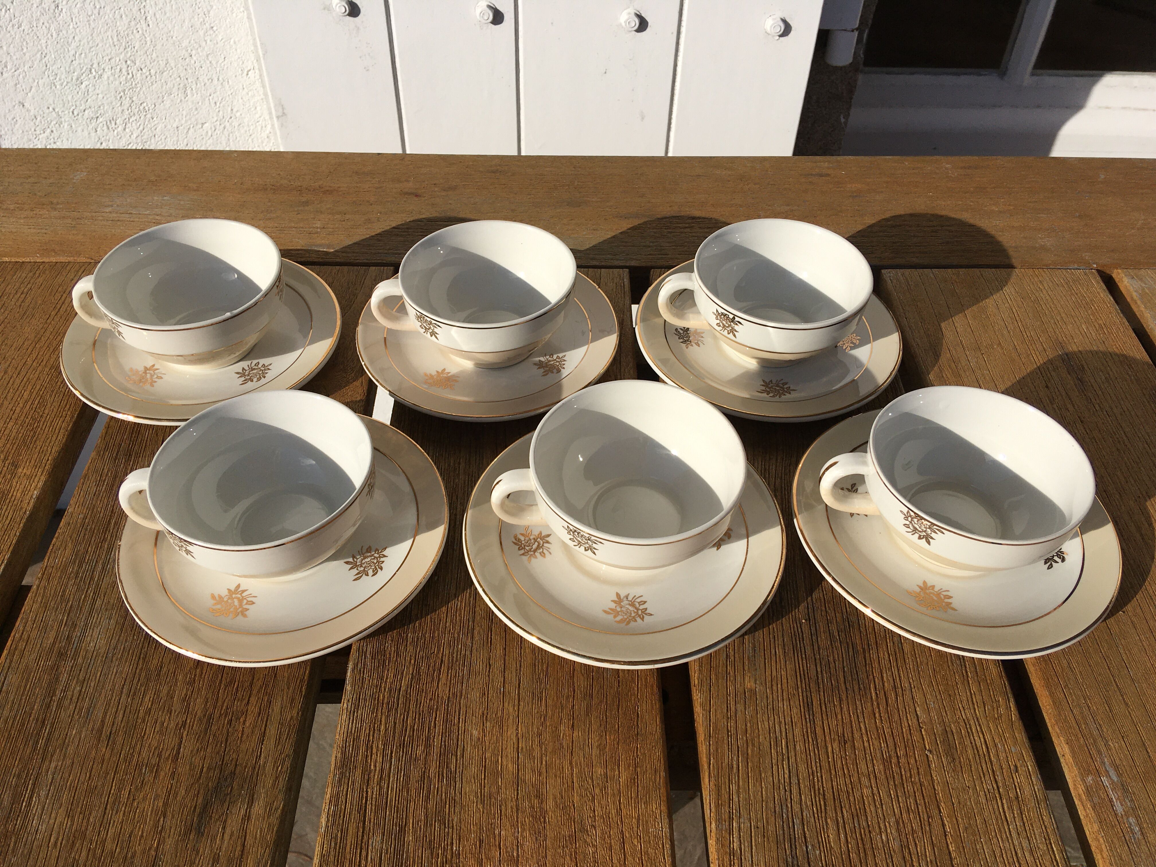 Coffee cups Faiencerie d'Orchies