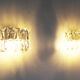 Set of two polished metal sconces by Kinkeldey