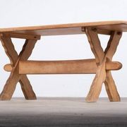 Table basse en chêne par Henning Kjærnulf, Danemark, années 1960.