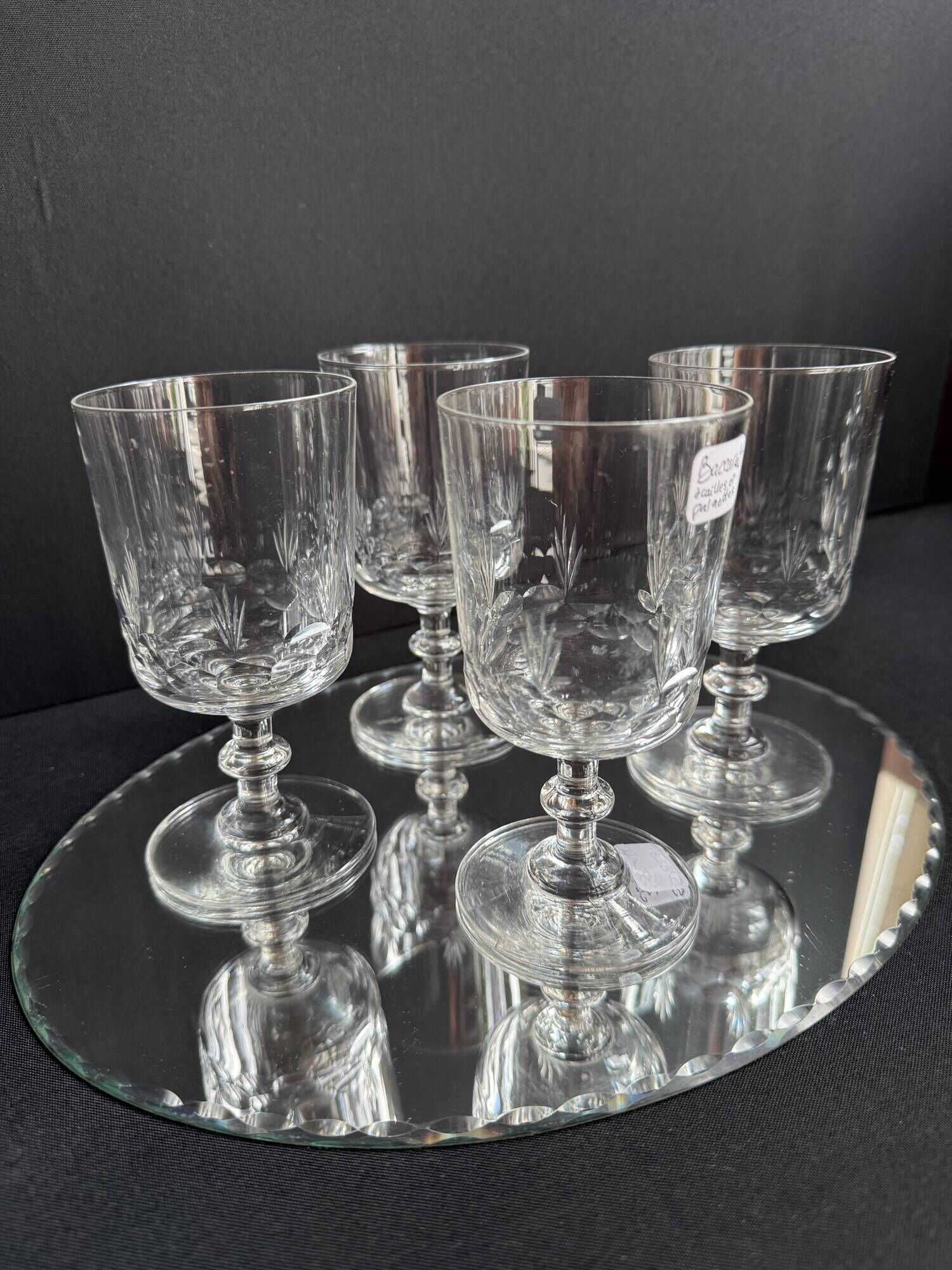 4 verres à vin Baccarat