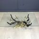 Brass bonsai coffee table by Willy Daro, 1970s