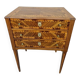 Commode Chiffonnier d'époque Louis XVI en marqueterie