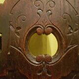 Black forest type exotic solid wood chair