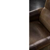 Fauteuil DS-50 vintage en cuir de buffle par De Sede