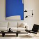 Contemporary abstract blue 1 signed Bodasca 100x81cm