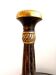 Pair of vintage gilded wood candlesticks