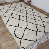 Handmade Moroccan Berber rug beni ouarain 317 X 184 CM