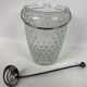 Glass bucket - ice spoon