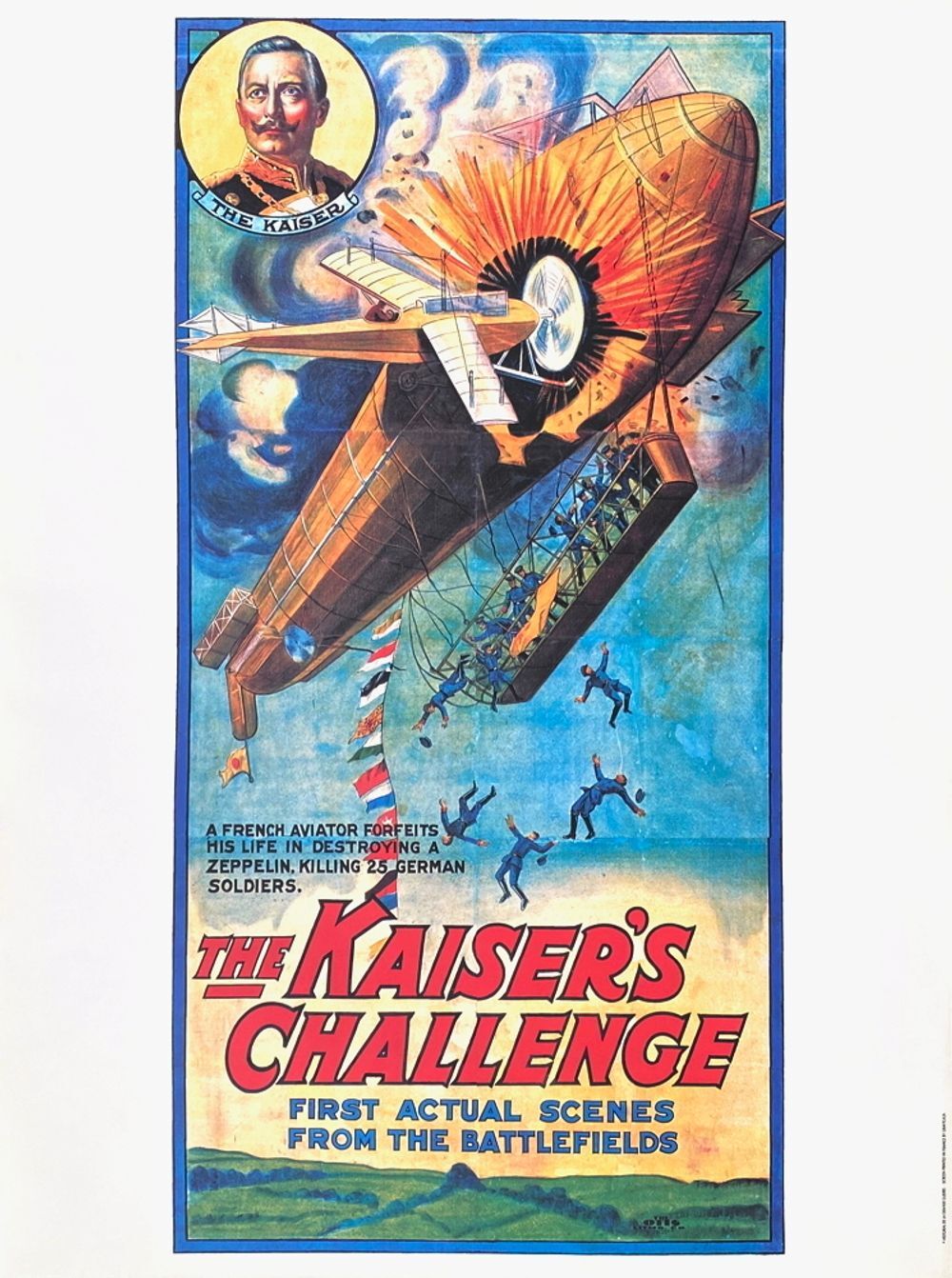 Vintage poster the kayser's challenge