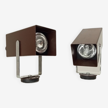 Pair of spot wall lights 1033 Edition Pierre Diderot 60s/70s