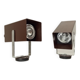 Pair of spot wall lights 1033 Edition Pierre Diderot 60s/70s