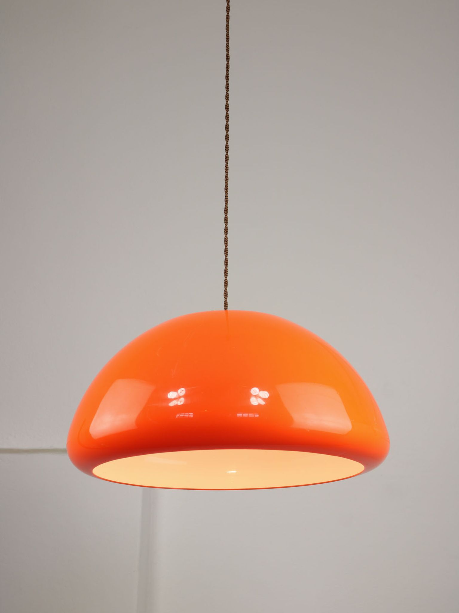 Lampe Cabras par Luigi Massoni pour Guzzini, années 1960