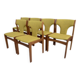 Set of 6 Teak Eric Buch dining chairs Denmark