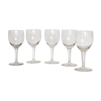 Wine glasses from the 1940