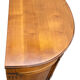 Commode demi-lune 3 tiroirs en merisier style Louis XVI