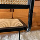 Chaise cannée noire