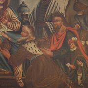 19th century Spanish painting Adoration of the Magi