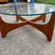 Scandinavian teak coffee table