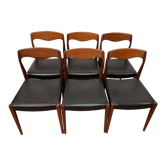 6 chaises de salon vintage